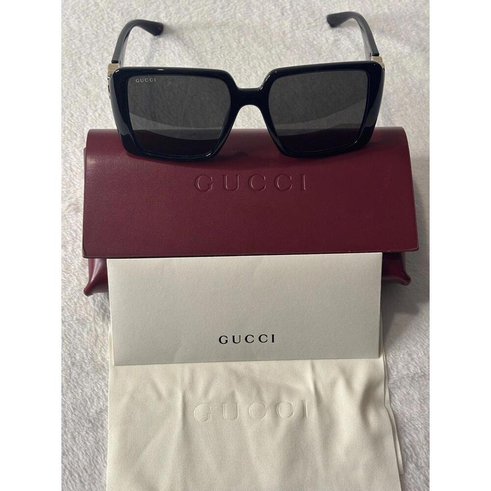 New Gucci Sunglasses - Full Inclusion GG1692S 001 54-18-135 M Cat. 3